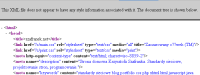 Drzewo XML dokumentu XHTML