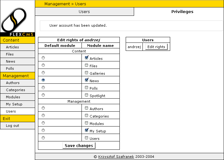 Article editor